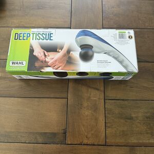 New Wahl Deep Tissue Percussion Therapeutic Handheld Massager Variable Intensity